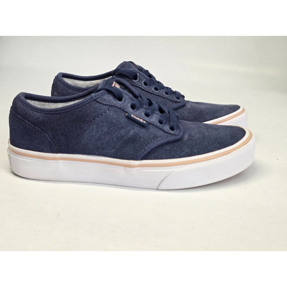 Vans Women's Sneakers Size 6 Navy Blue Suede Casual Skate Shoes 500714‎ - Picture 14 of 15